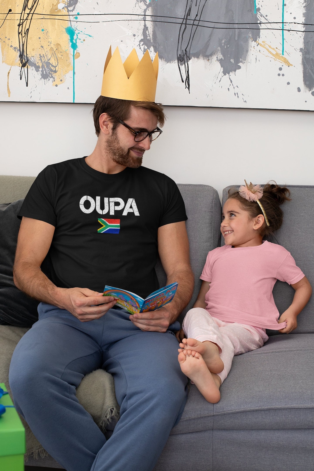 Oupa South Africa Tshirt Grandpa Grandfather Grand Dad Afrikaans