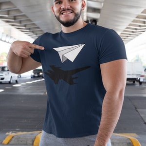 Paper Airplane Aeronautical Engineer T-Shirt