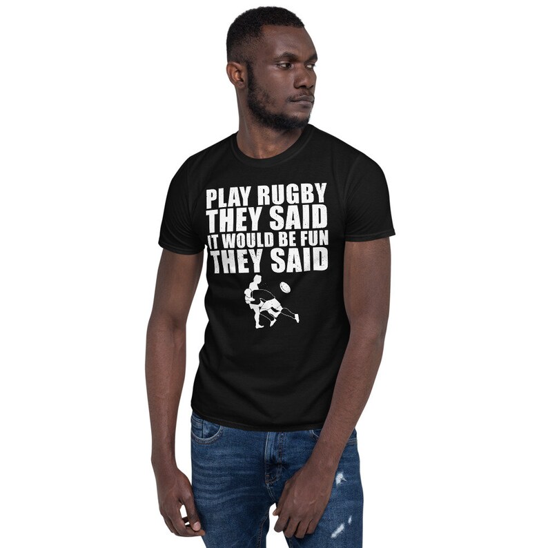 Funny Rugby Evolution T-shirt: Caveman Tackle Graphic Tee - Etsy