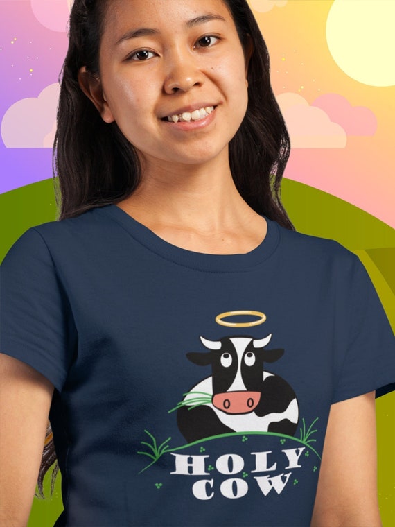Holy Cow - Funny Farmer Cow T Shirt Holy Cow - Funny Farmer Cow T Shirt