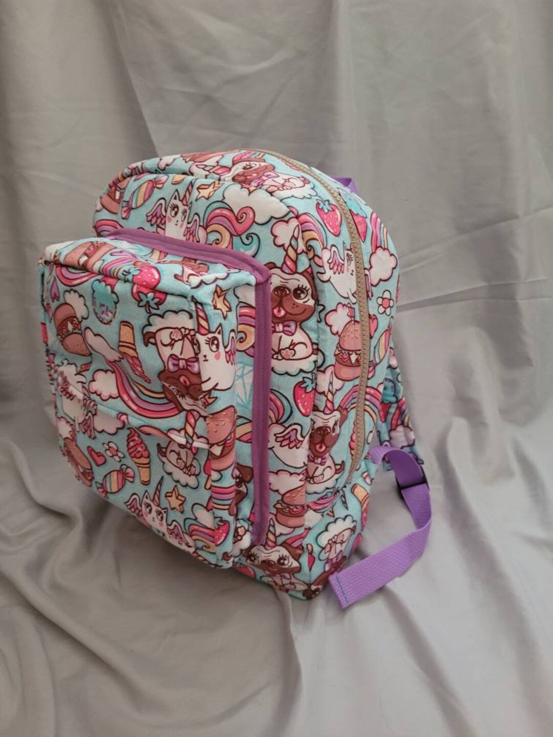 Prek Kindergarten Size Backpack Unidog Unicat Small Etsy