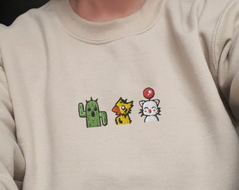 Embroidered Final Fantasy Sweatshirt