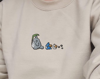 Besticktes Totoro Sweatshirt