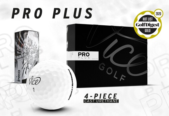Vice Golf Pro Ice Blue Golf Balls, 1 Dozen