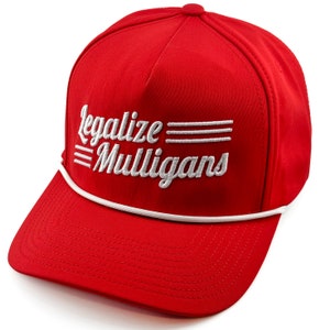 Legalize Mulligans Rope Hat - Red