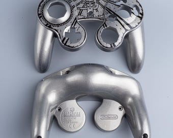 GameCube Custom Controller Shells ~ The Wind Waker / Zelda ~ Custom Painted Shells for OEM Gamecube Controllers