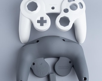 GameCube Custom Controller Shells ~ Grey / White / Ultra Matte ~ Custom Painted Shells for OEM Gamecube Controllers