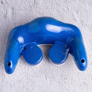 Bottom Shell for GameCube Controller ~ Custom Painted GameCube Controller Sparkle Blue