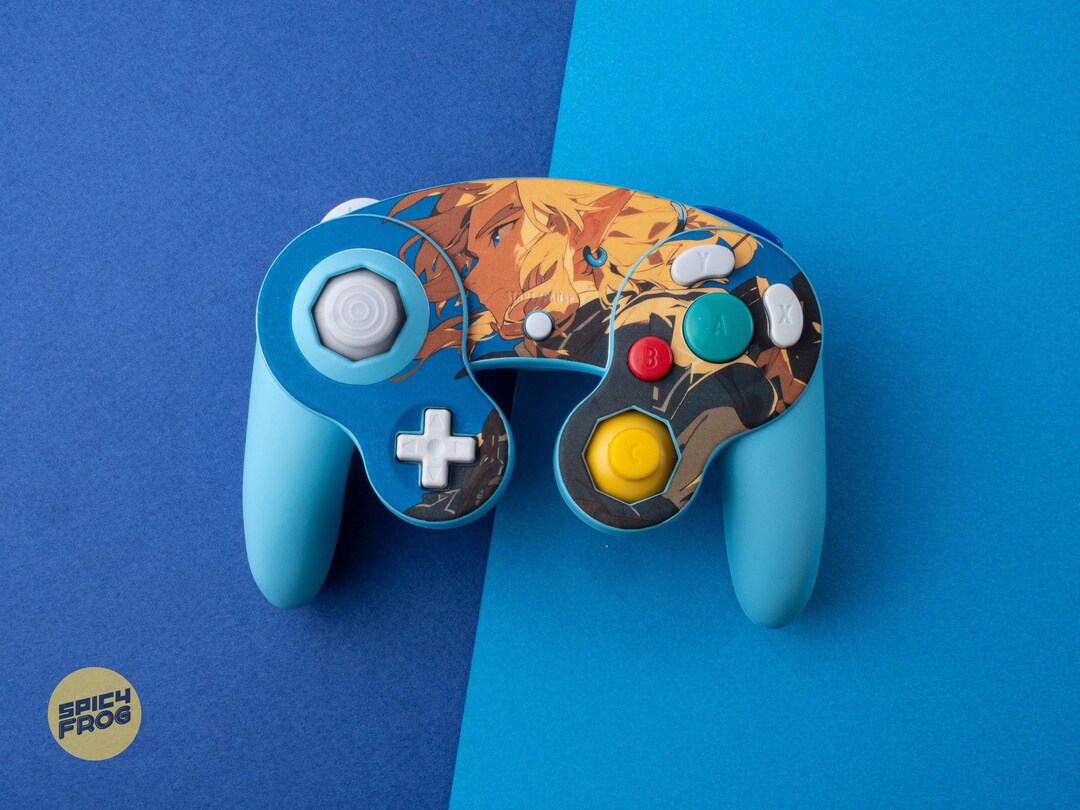 NEW Gamecube Custom Controller Zelda / Link Painted Shells, Wireless ...