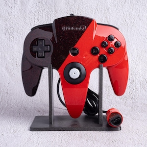 Racing Red - Individuell bemalter Nintendo 64 Controller