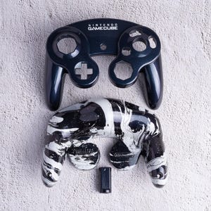 Marmo - Gusci per controller GameCube dipinti su misura