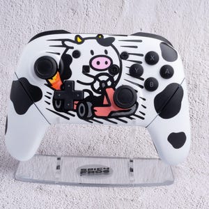 Cow Karting / Mario Kart World - Nintendo Switch-Pro-controller - op maat geverfd