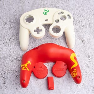 Red Lion - Carcasas de control de GameCube personalizadas y pintadas