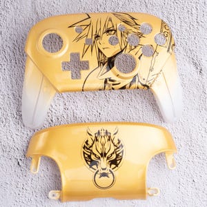 Cloud Strife - Nintendo Switch custom controller-behuizingen