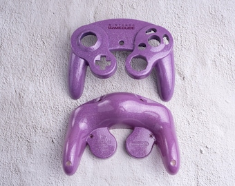 Purple Sparkle - Custom Painted GameCube Controller Shells