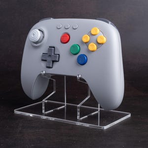 Acrilyc Stand for 8BitDo 64 Bluetooth Controller - Clear