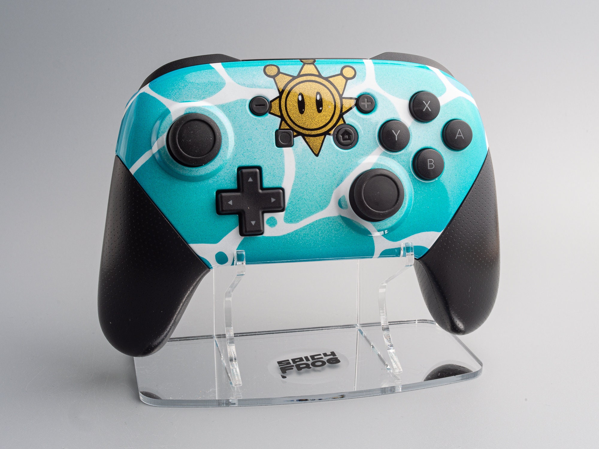 Nintendo Switch Pro Controller Super Mario Sunshine Etsy