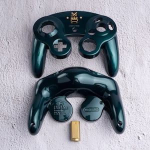 Piranha Plant - Individuell bemalte GameCube Controller Gehäuse