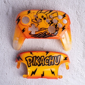 Surfing Pikachu 2.5D - Nintendo Switch Custom Controller Shells