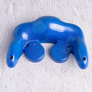 GameCube Bottom Shell - Sparkly Blue (Glossy)