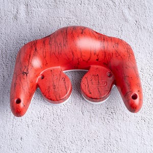 Bottom Shell for GameCube Controller ~ Custom Painted GameCube Controller Red