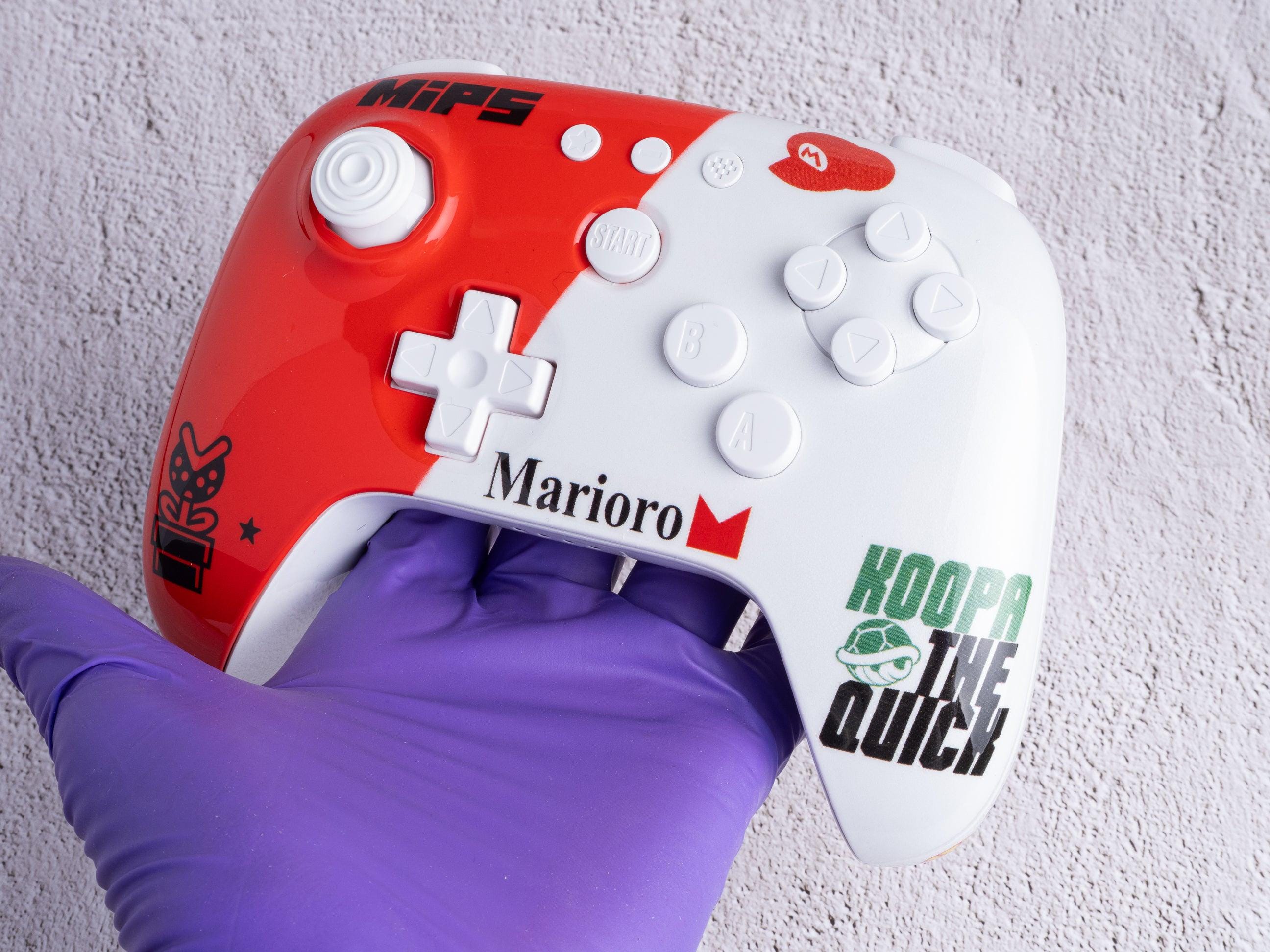 8bitdo 64 Bluetooth Controller - Custom Painted - Super Mario 64 ...