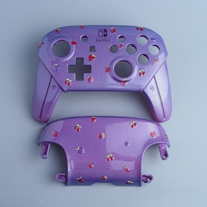 Switch Pro Controller / Shells ~ Fruit Salad ~ Custom Painted Shells for Official Nintendo Pro Controllers