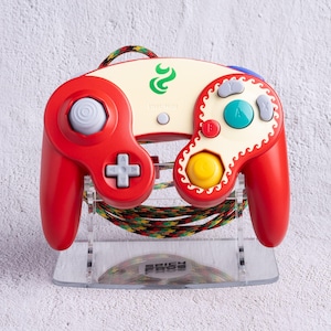 Controle de GameCube personalizado com pintura do jogo The Wind Waker - T3 - Novo na caixa