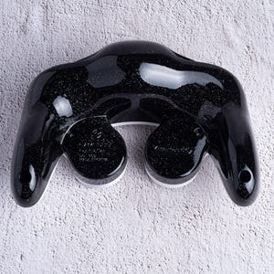 Bottom Shell for GameCube Controller ~ Custom Painted GameCube Controller Galaxy Black