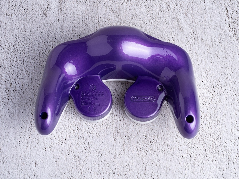 Bottom Shell for GameCube Controller ~ Custom Painted GameCube Controller Purple