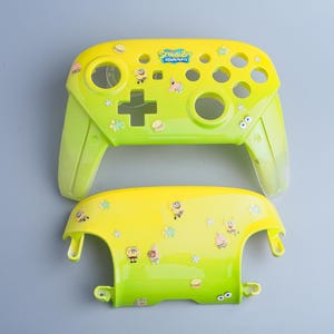 Switch Pro Controller Shells ~ Bikini Bottom ~ Custom Painted Shells for Official Nintendo Pro Controllers
