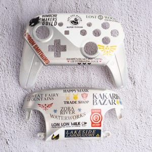 Ocarina of Time - Nintendo Switch custom controller-behuizingen