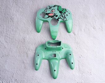 Bulbasaur - Custom Painted Nintendo 64 Controller Shells