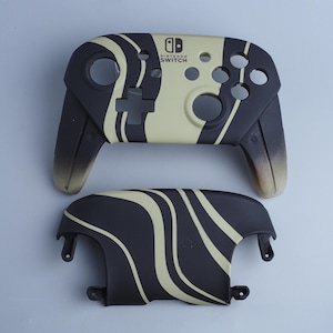 Switch Pro Controller / Shells ~ Olive ~ Custom Painted Shells for Official Nintendo Pro Controllers
