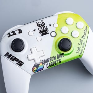Switch Pro Controller / Shells ~ Super Mario 64 / SM64 Speedrun and Racing ~ Custom Painted Controller, Official Nintendo ProCon