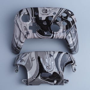 Switch Pro Controller Shells ~ Spooky Halloween ~ Custom Painted Shells for Official Nintendo Pro Controllers