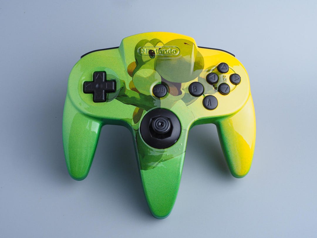 Nintendo 64 Custom Controller Shells ~ Yoshi ~ Official Custom Painted ...