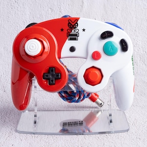 Super Mario / Speedrun - Mando de GameCube personalizado y pintado