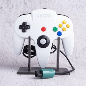 Weiß x Smaragd - Individuell bemalter Nintendo 64 Controller