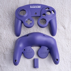 True Purple - Individuell bemalte GameCube Controller Gehäuse