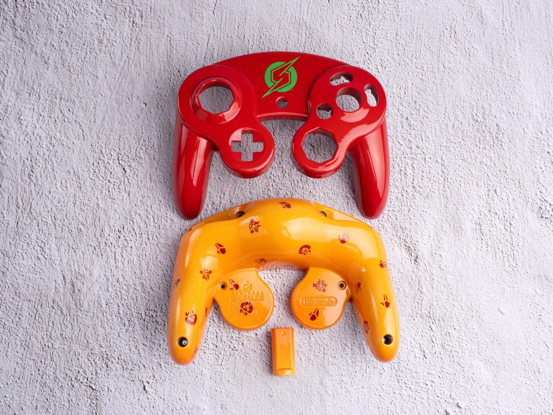 Gamecube Controller Shells Metroid Prime - Custom Painted Gamecube Controller Shells - Etsy
