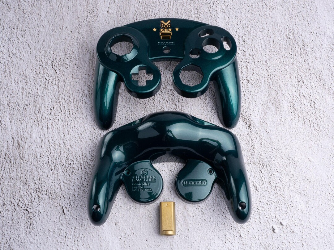 Gamecube Controller Shells Piranha Plant - Custom Painted Gamecube Controller Shells - Etsy