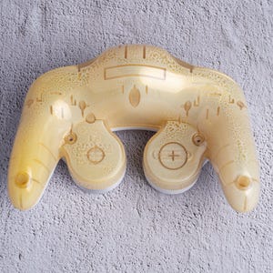 Bottom Shell for GameCube Controller ~ Custom Painted GameCube Controller Special Gold