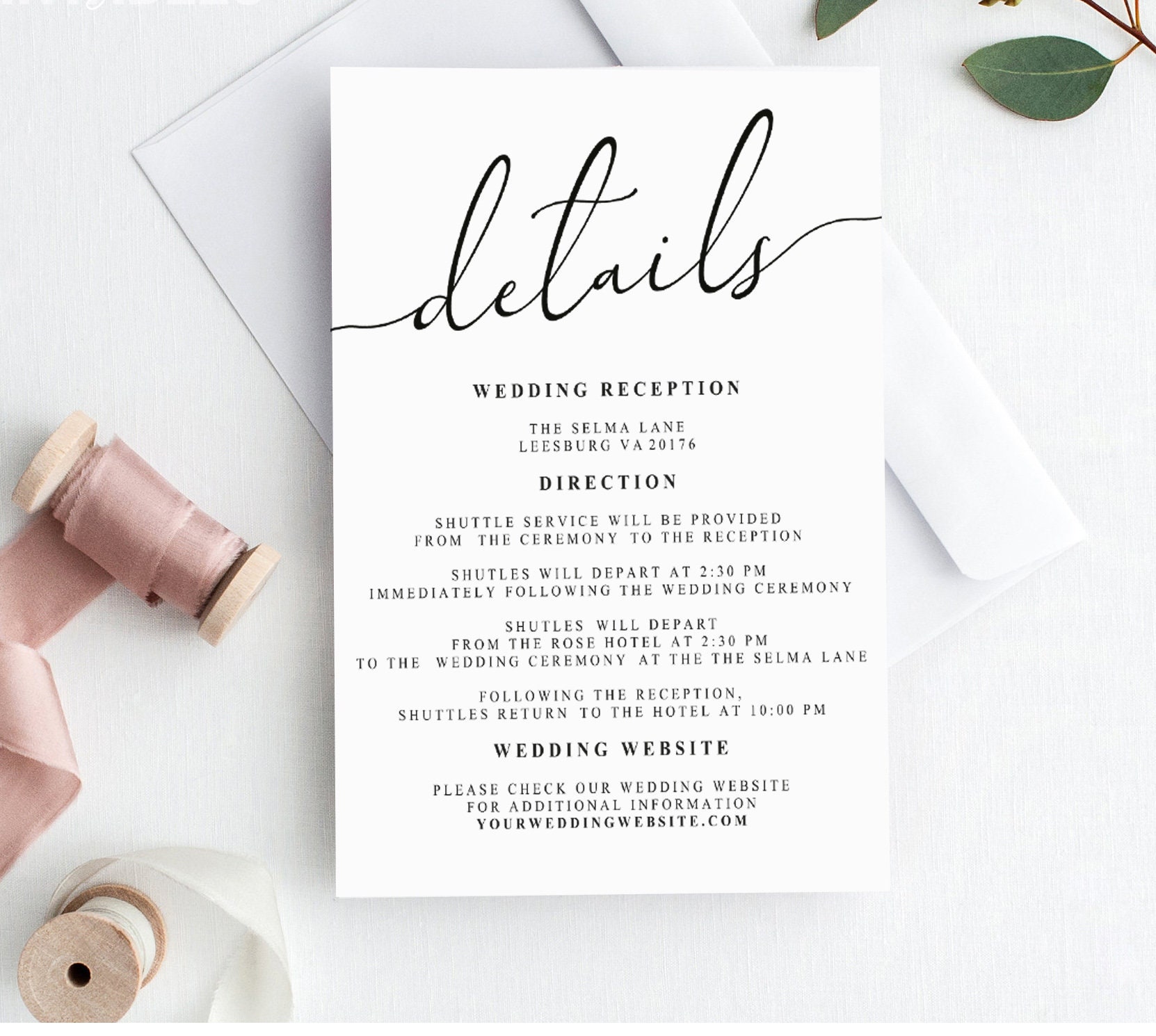 Editable Wedding Details Card, Enclosure Card, Accommodation Card, Instant  PDF Download, Printable Wedding Details Card Template In Wedding Hotel Information Card Template