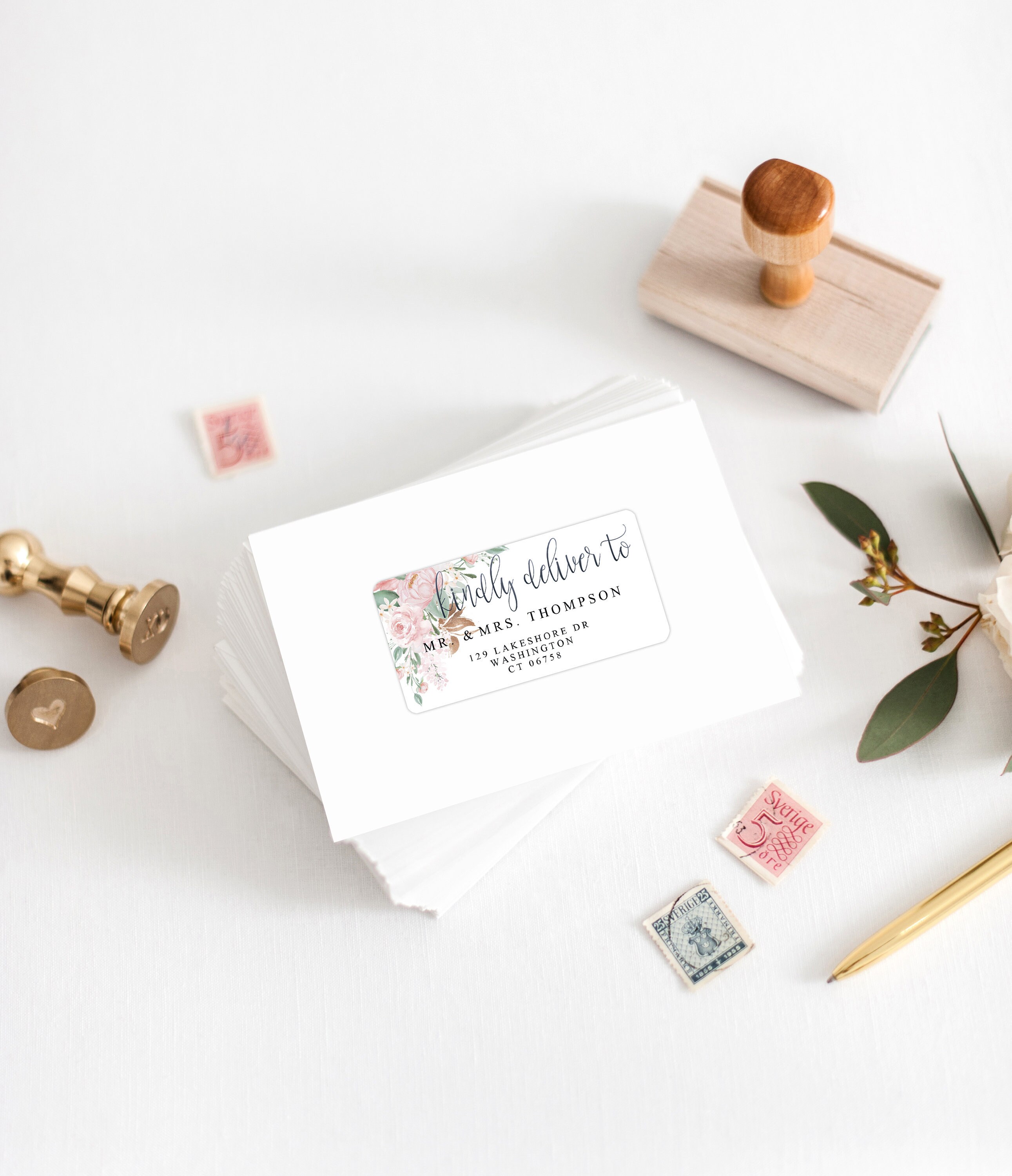 Envelope address label instant download 2x4 address label etsy
