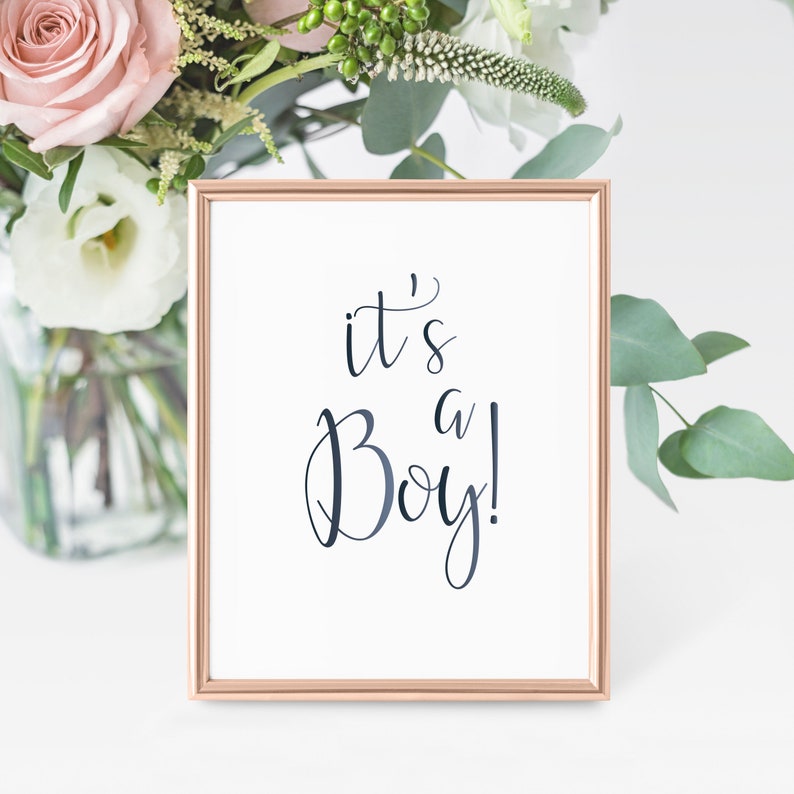 It's a Boy Blue Its a Boy Sign It's a Boy Sign - Etsy