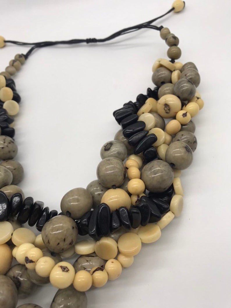 Tagua Nut Necklace / Tagua Nut Jewelry / Organic Jewelry Etsy