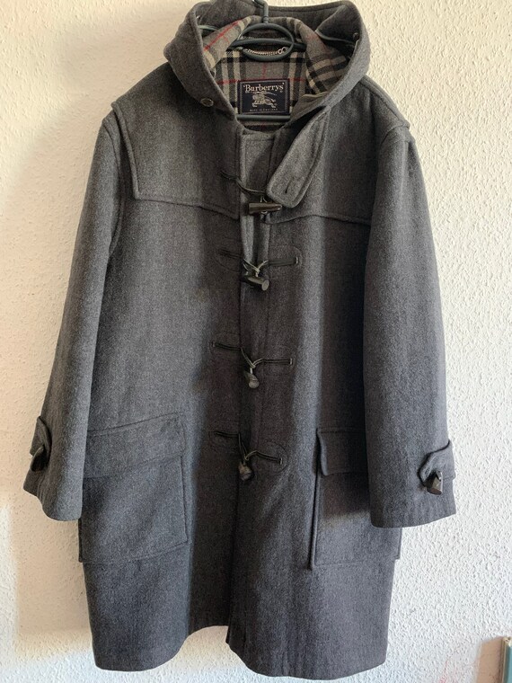 vintage burberry duffle coat