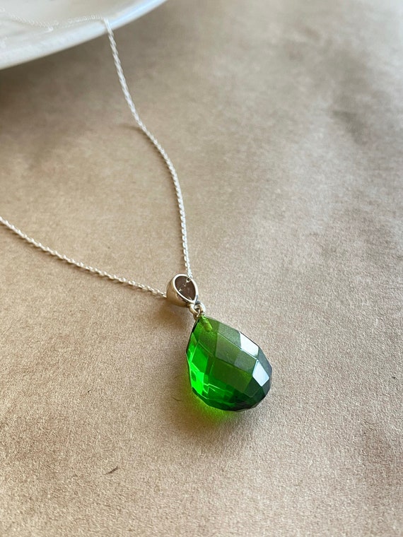 Green amber shop stone