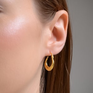 Elegant Gold-Plated 925 Sterling Silver Earrings - Timeless Sophistication